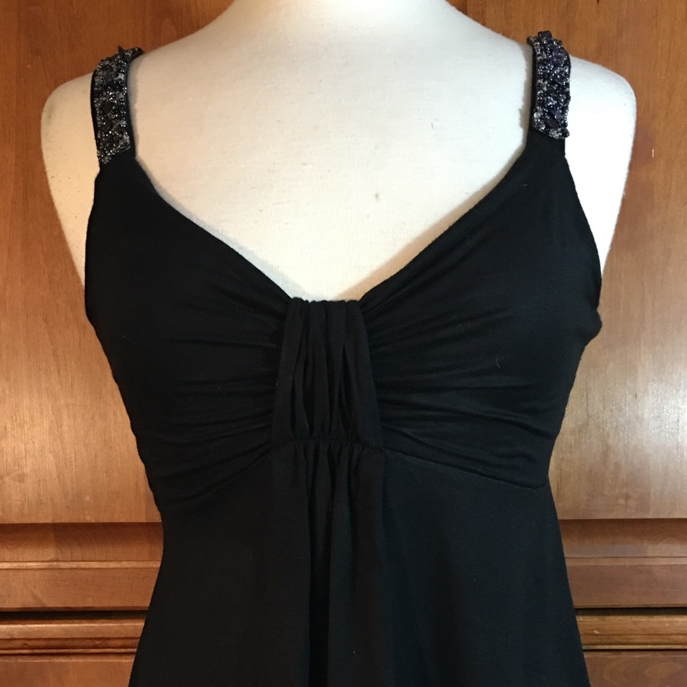 ♻️ Vertigo Paris Beaded Cotton Tank-Top Large